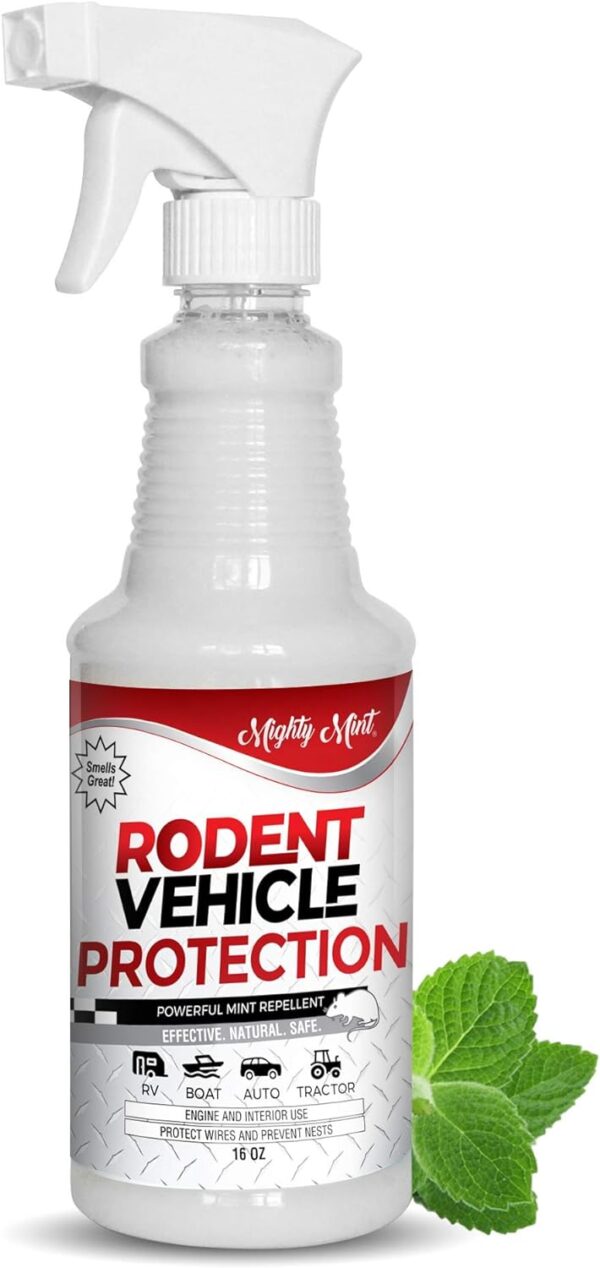 Rodent Repellent Spray for Vehicle Engines and Interiors