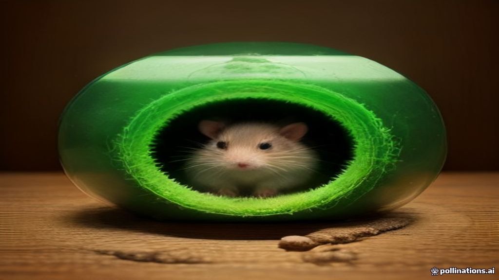 A high-quality close up of a hamster habitat showing a multi-chamber hide, deep bedding, and a large upright wheel, suitable for both species.