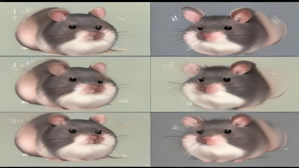A side-by-side comparison illustration showing a standard-sized pet chinchilla and an outline of a hamster to explain common confusion in pet nomenclature.