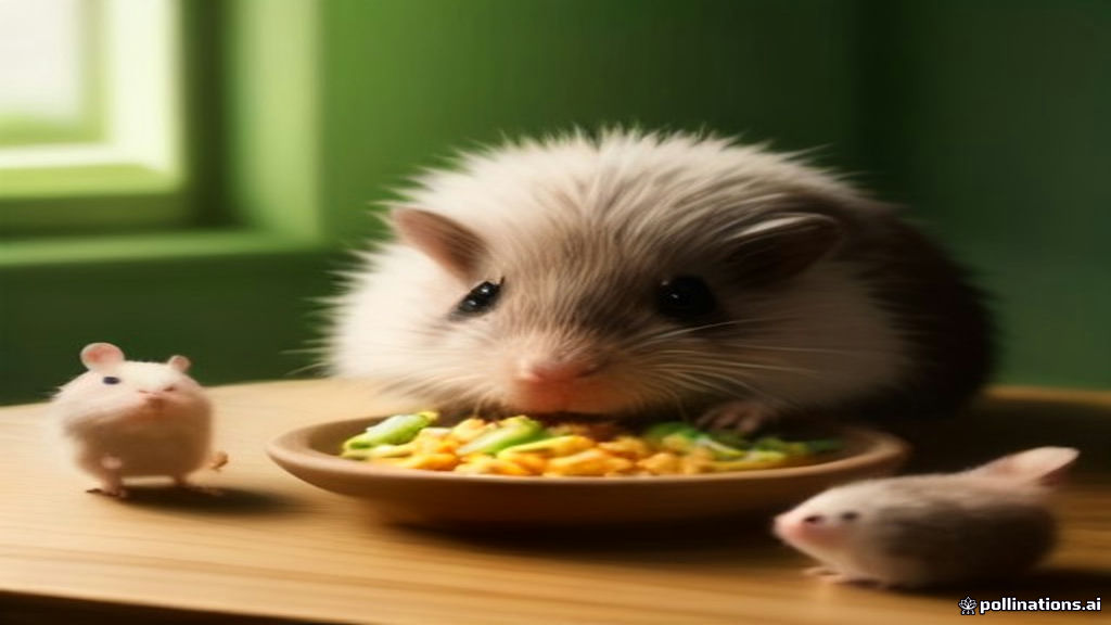 A cute African pygmy hedgehog exploring a clean tabletop next to a bowl of fresh, safe vegetables and insects, shot in sharp focus with warm, cozy lighting.