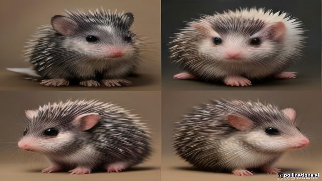 Close-up view of African pygmy hedgehog quills showing texture, coloring, and layout on the animal's back